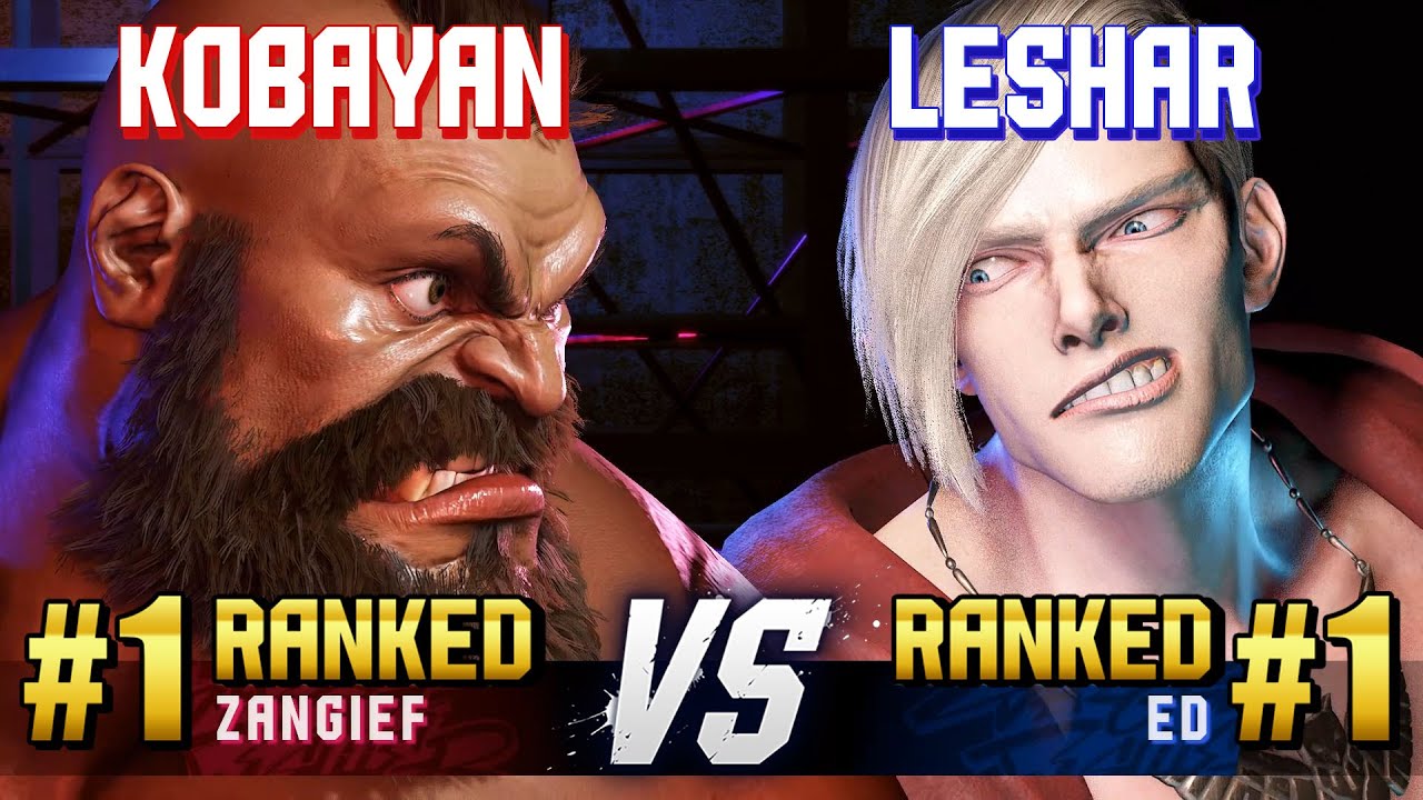 SF6 ▰ KOBAYAN (#1 Ranked Zangief) vs LESHAR (#1 Ranked Ed) ▰ High Level Gameplay