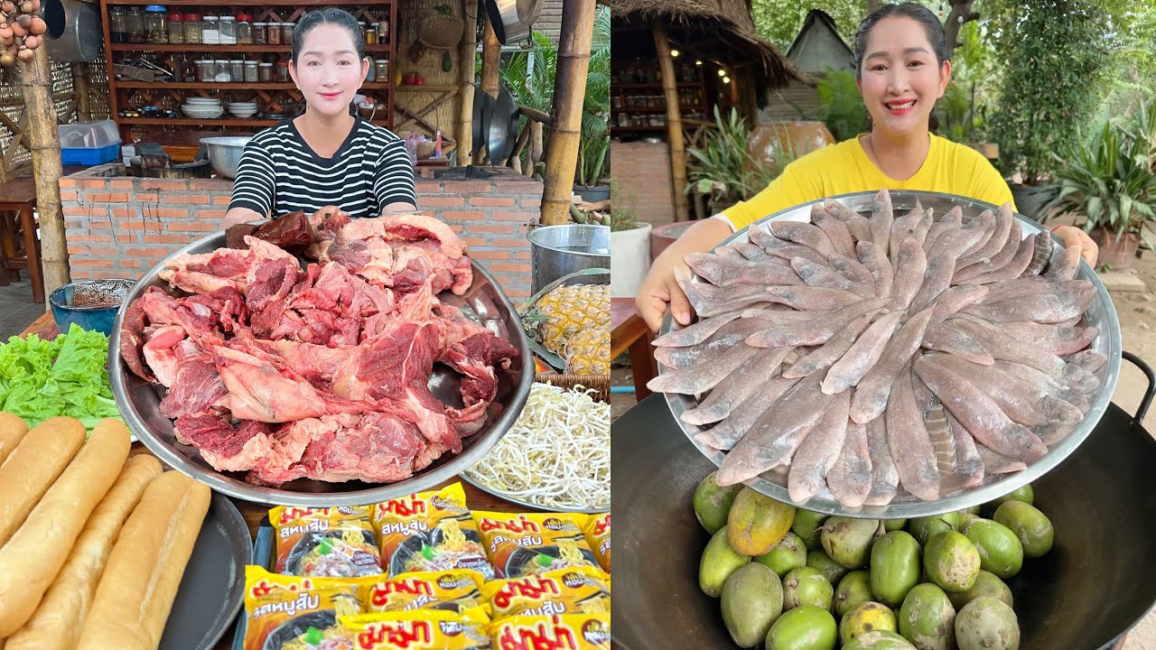 Amazing Chef Cook Food in Countryside | Cooking Skill | Sros Cooking Show