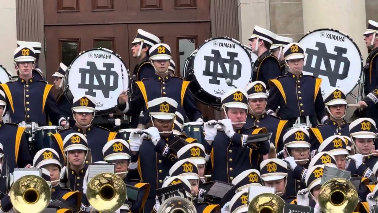 Notre Dame Marching Band at Bond Hall Sep. 28, 2024