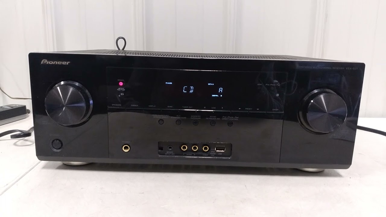 Pioneer VSX-821 Receiver Sound Test!