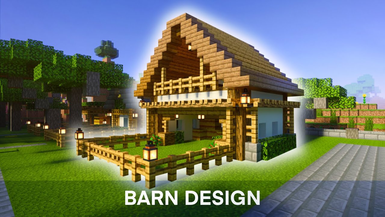 Minecraft: How to Build a Barn for Animals