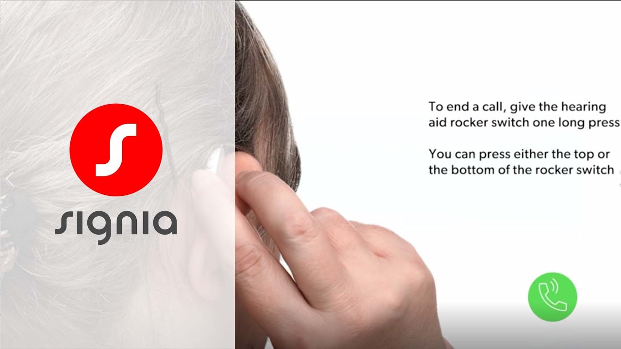 How to use CallControl with Pure Charge&Go AX and Pure 312 AX hearing aids | Signia Hearing Aids