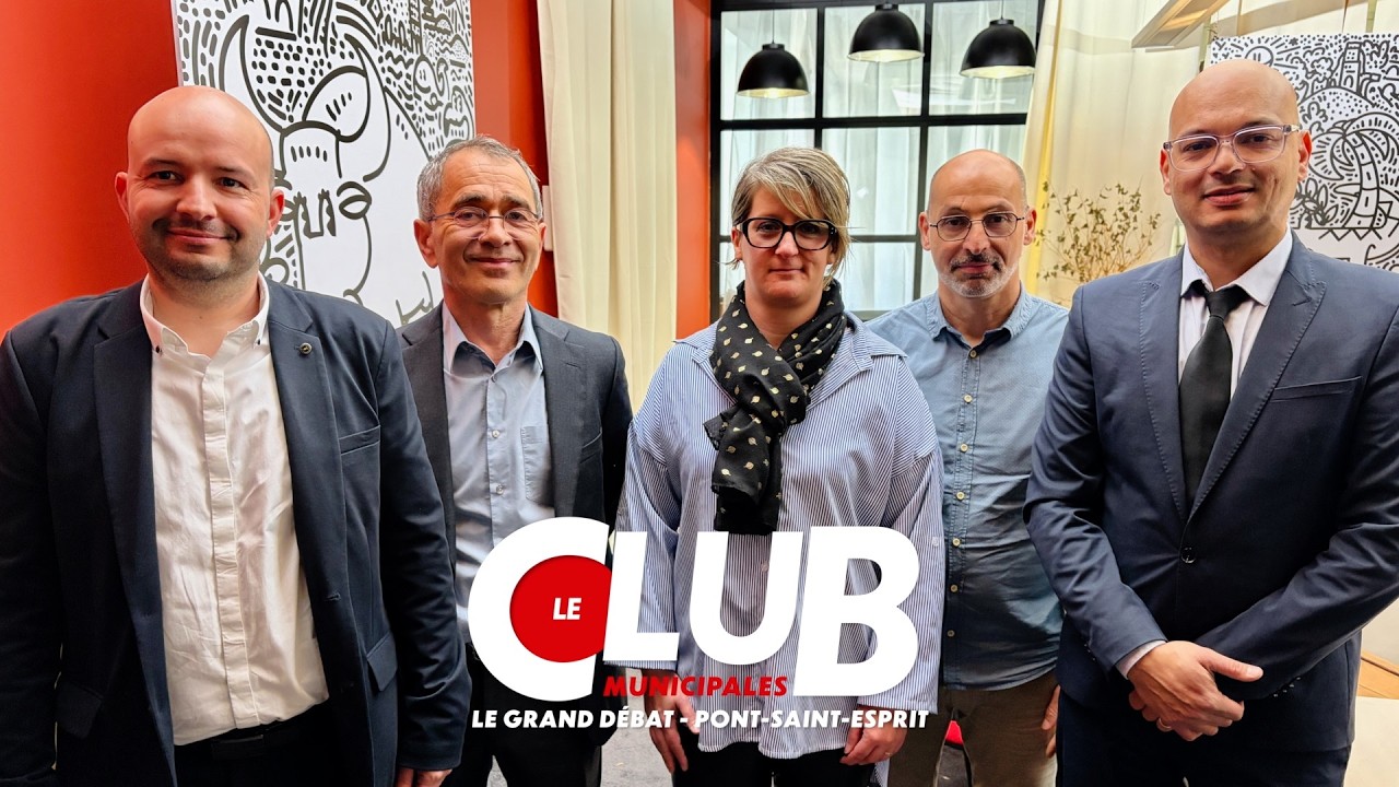 LE CLUB Grand débat des municipales de Pont-Saint-Esprit.