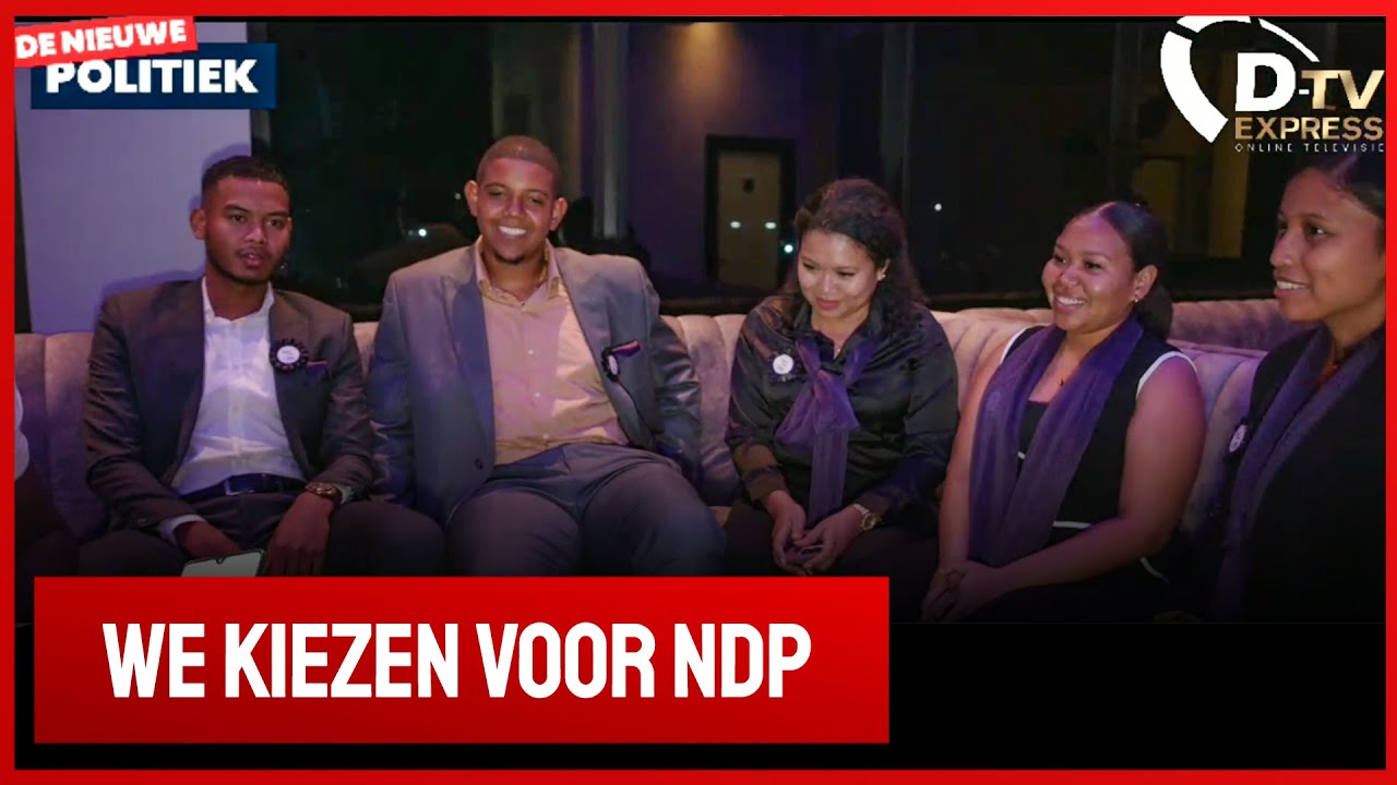 🚀 De Nieuwe Politiek LIVE • In gesprek met nieuwe jongeren NDP (Suriname)