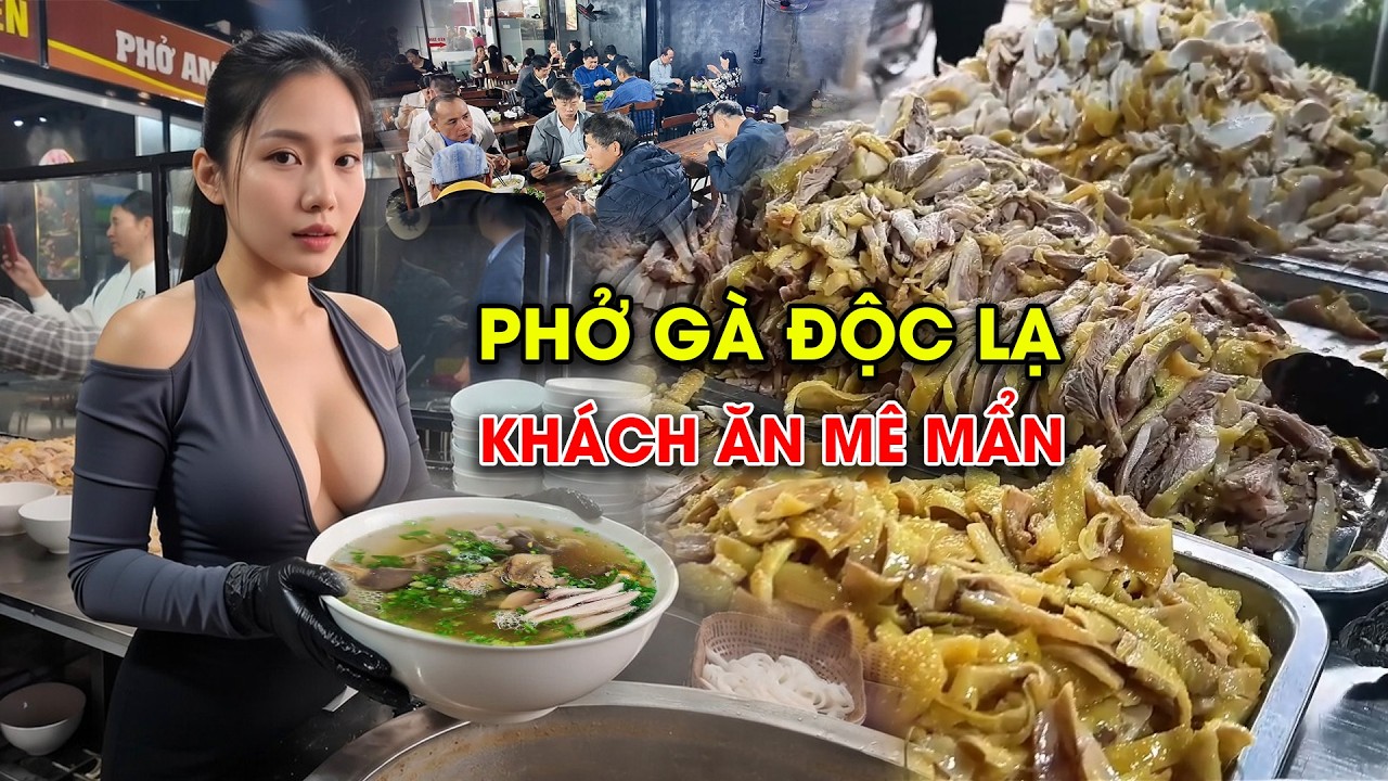 Phở Gà gia truyền tại Miền Bắc hút khách ăn