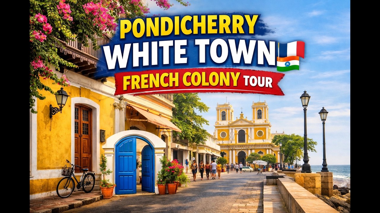 A Slice of France in India | Pondicherry White Town Walk