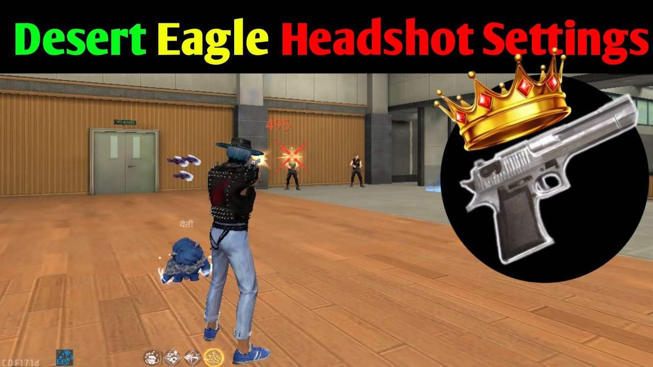 No Recoil 💀 Desert-Eagle Headshot Tricks 🔥 One Tap Tricks + Settings ⚙️ Free Fire Max !! 