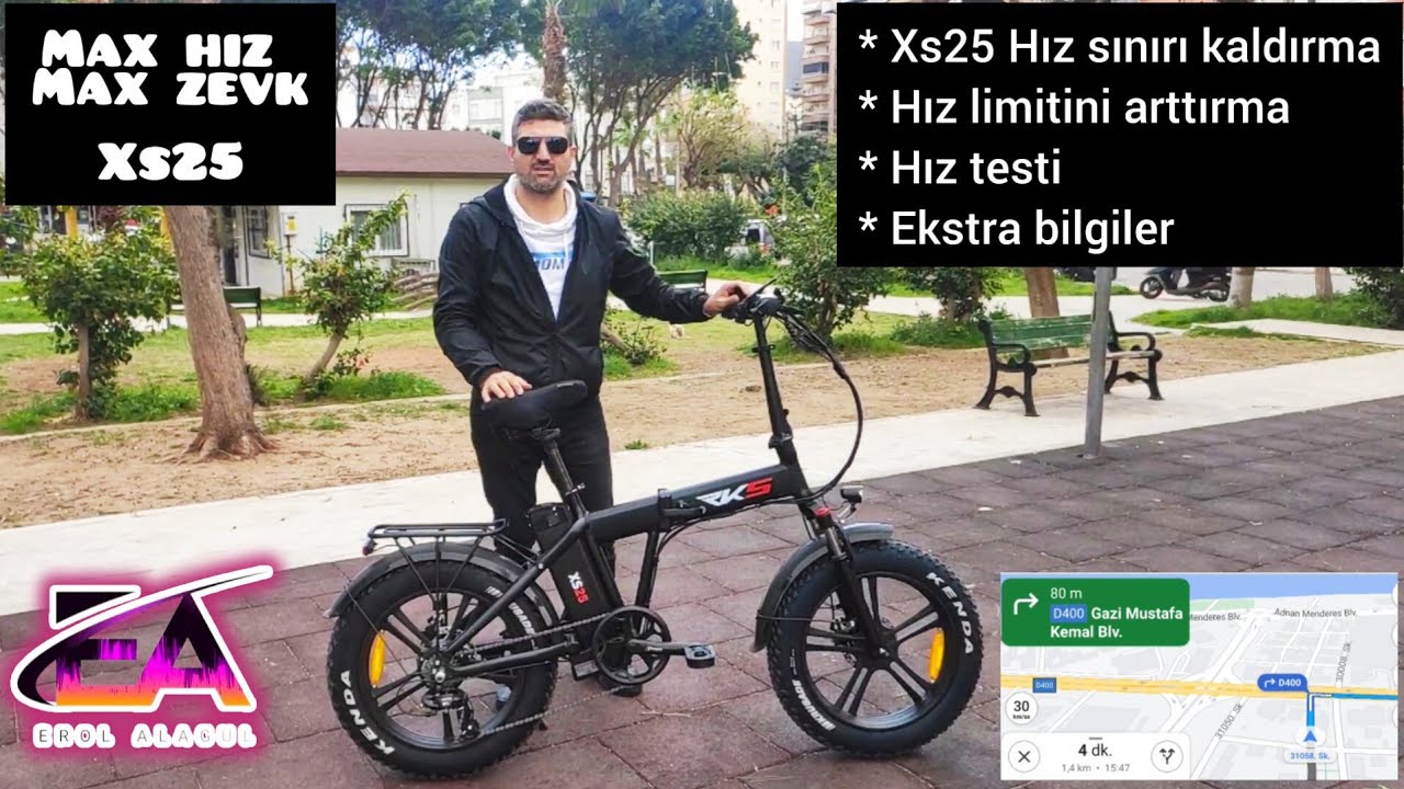 Xs25 Elektrikli Bisiklet Hız arttırma, hız sınırı kaldırılması videosu 😎👍🏻🚴 35 km hız