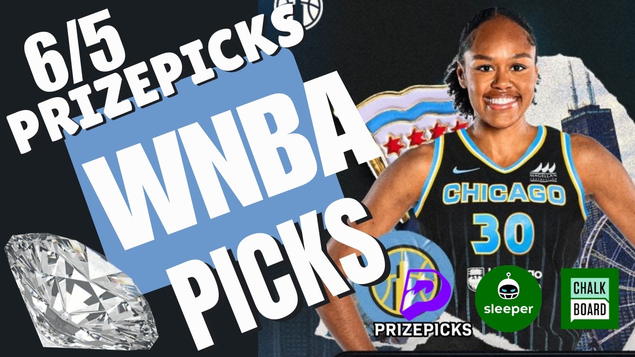 MY TOP WNBA PICKS FOR TODAY | WNBA PRIZEPICKS 6/5/2026 FRIDAY