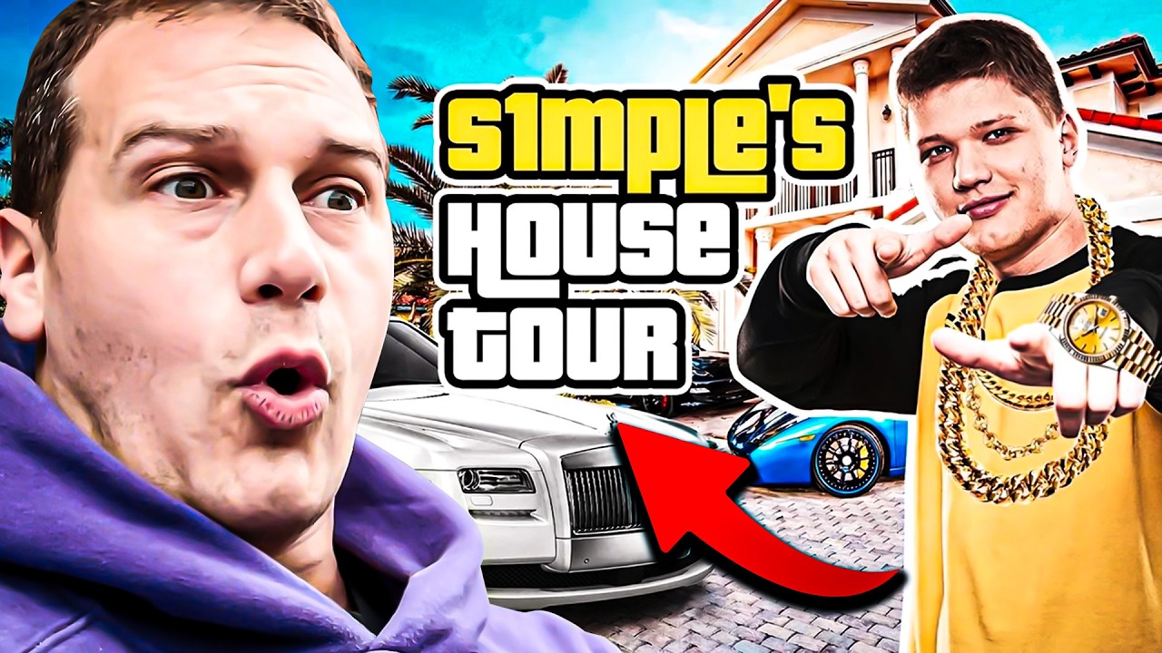 LOBA REACTS TO S1MPLE HOUSE TOUR