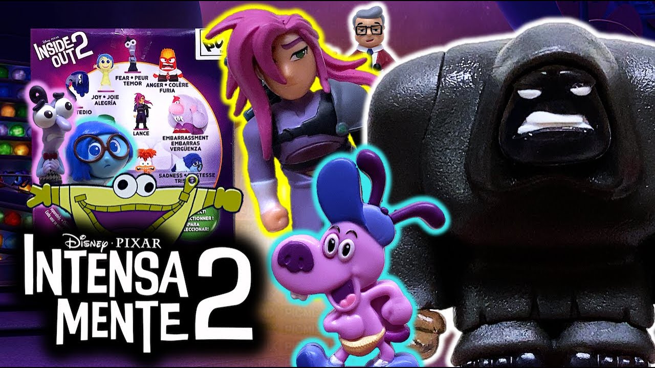 INTENSAMENTE 2 - LOS SECRETOS de RILEY | Figuras Sorpresa Just Play - TOY SHOTS (2024) PIXAR