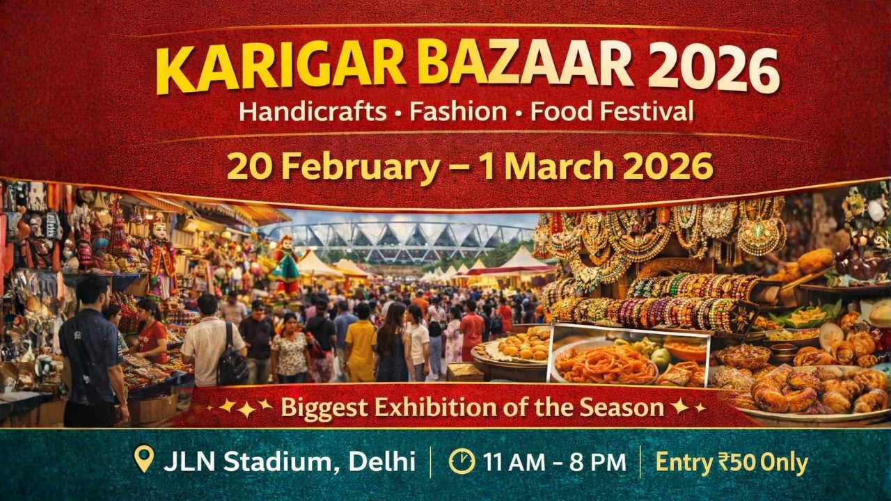Karigar Mela 2026 | Gujarat se Punjab tak Handloom, Handicraft, Block Print, Stalls Live Tour