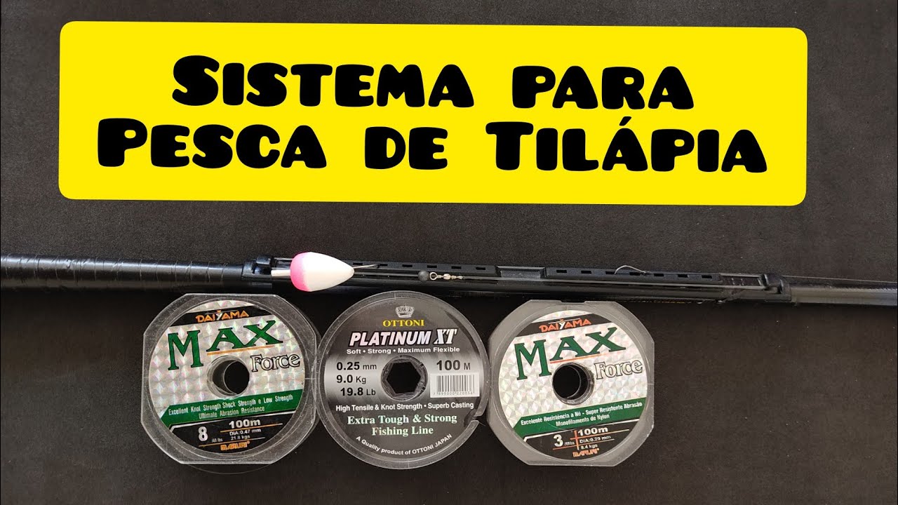 COMO MONTAR UMA VARINHA PARA PESCAR TILÁPIA DO ZERO + DICAS.