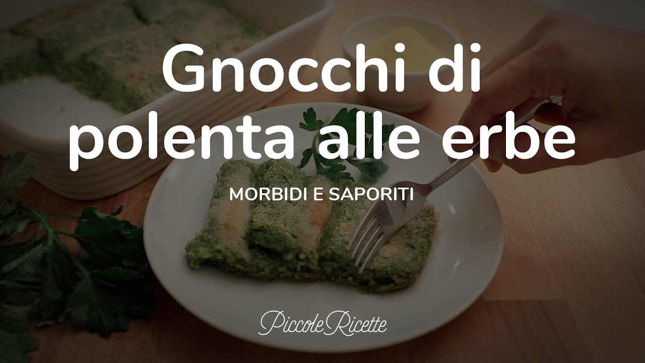 GLI GNOCCHI DI POLENTA ALLE ERBE, la GOLOSA RIVISITAZIONE degli GNOCCHI ALLA ROMANA!