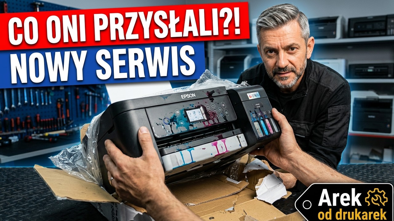 Drukarki przyjechały na serwis :)