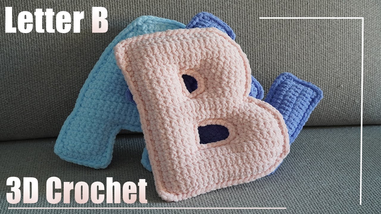 Make The Crochet Letter B  (Crochet Alphabet)