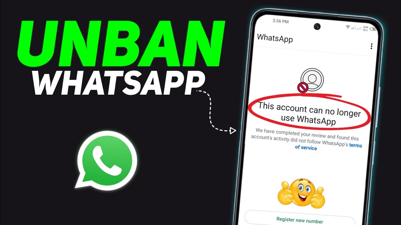 Whatsapp Unban New Method 2025 || This account can no longer use Whatsapp Problem New Solution 2025