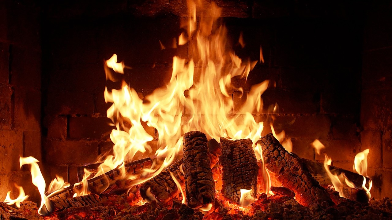 🔥 Cozy Fireplace 4K. Fireplace with Crackling Fire Sounds. Fireplace 4K UHD