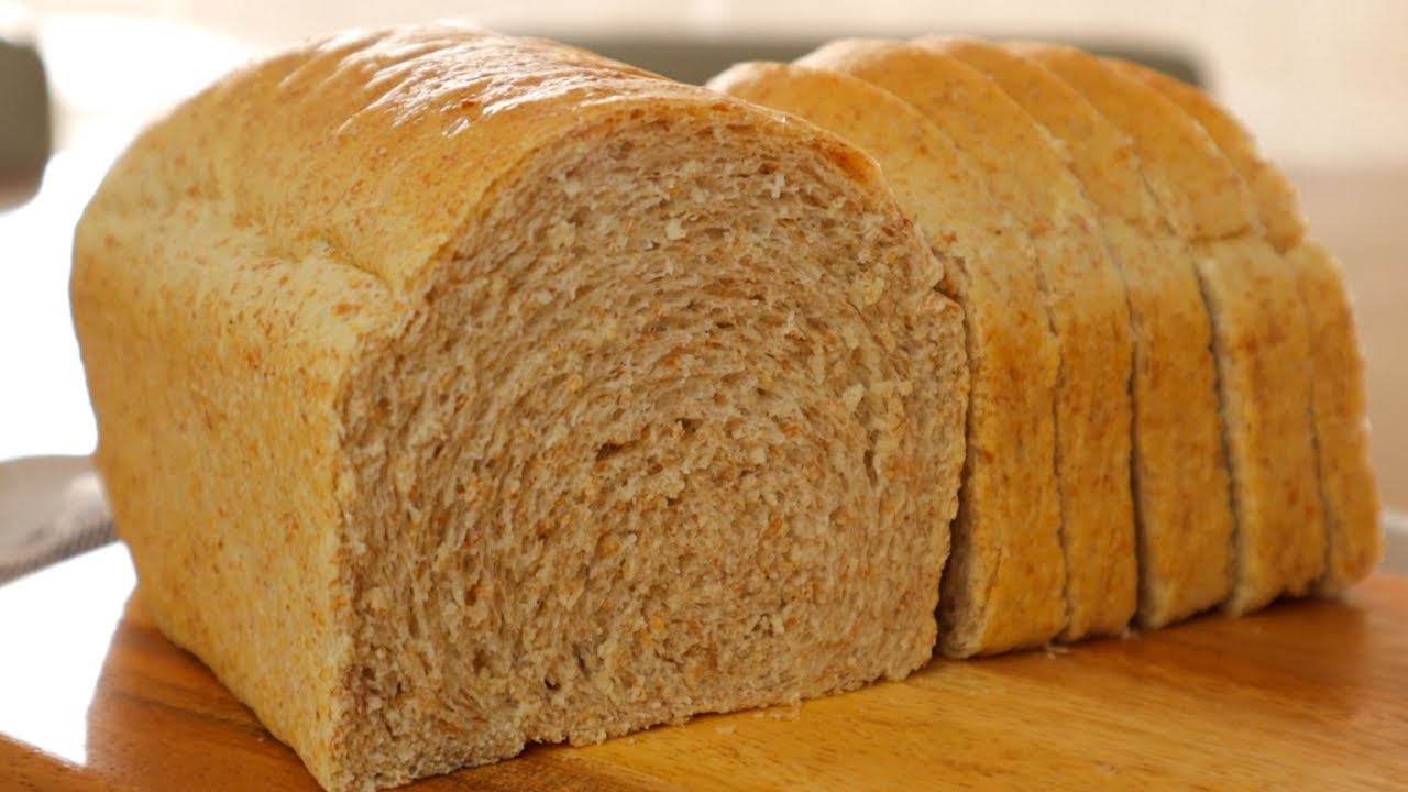 NO Sugar/Butter/Egg ! Healthy Whole Wheat Bread 🍞 Цельнозерновой хлеб