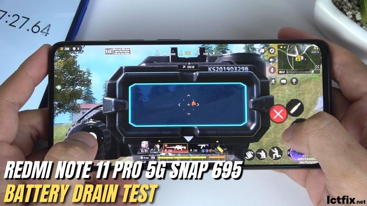 Xiaomi Redmi Note 11 PRO 5G Global Call of duty Gaming test CODM | Snapdragon 695, 120HZ Display