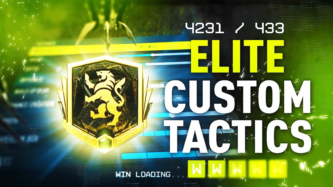 My Best ELITE Division Custom Tactics! 4231 / 433 - FIFA 22 Ultimate Team
