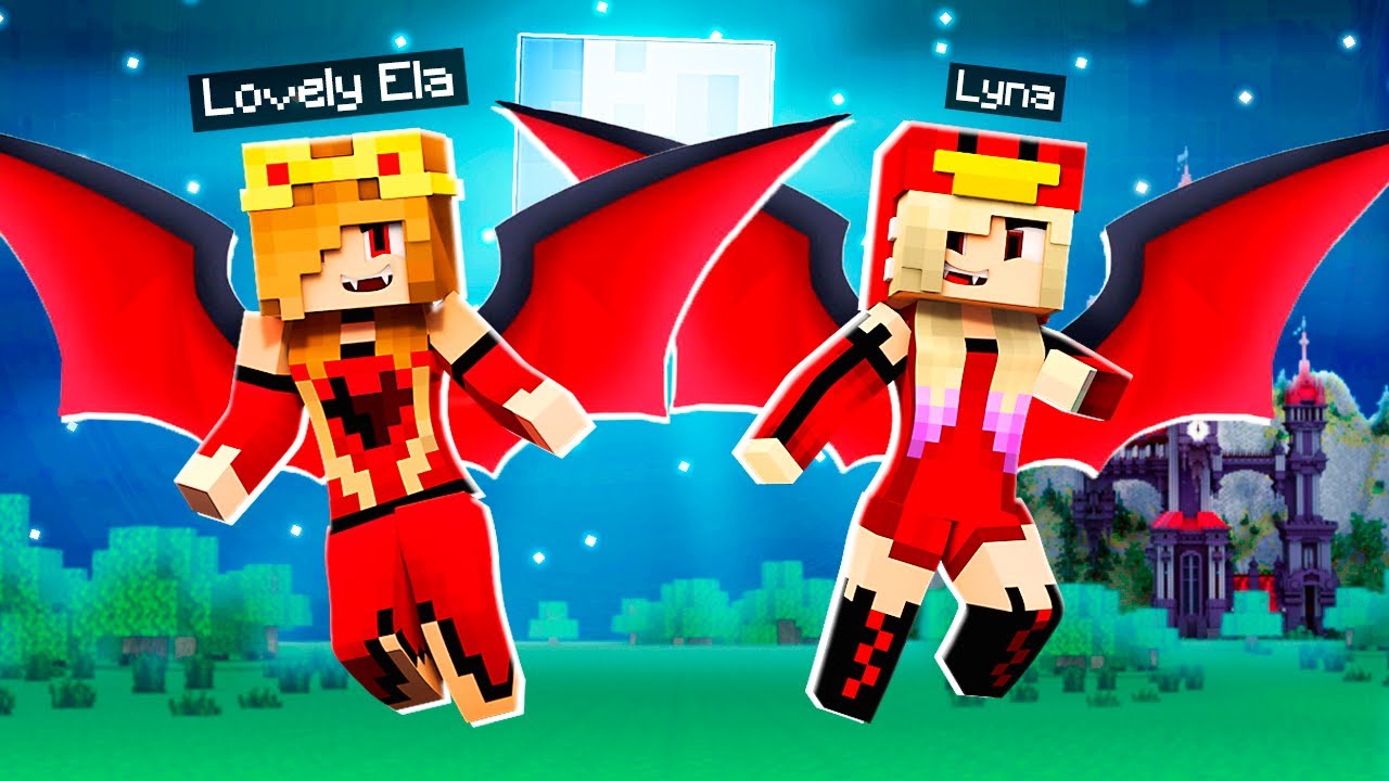 Minecraft pero SOMOS VAMPIRAS 🧛‍♀️😱 MINECRAFT con LYNA