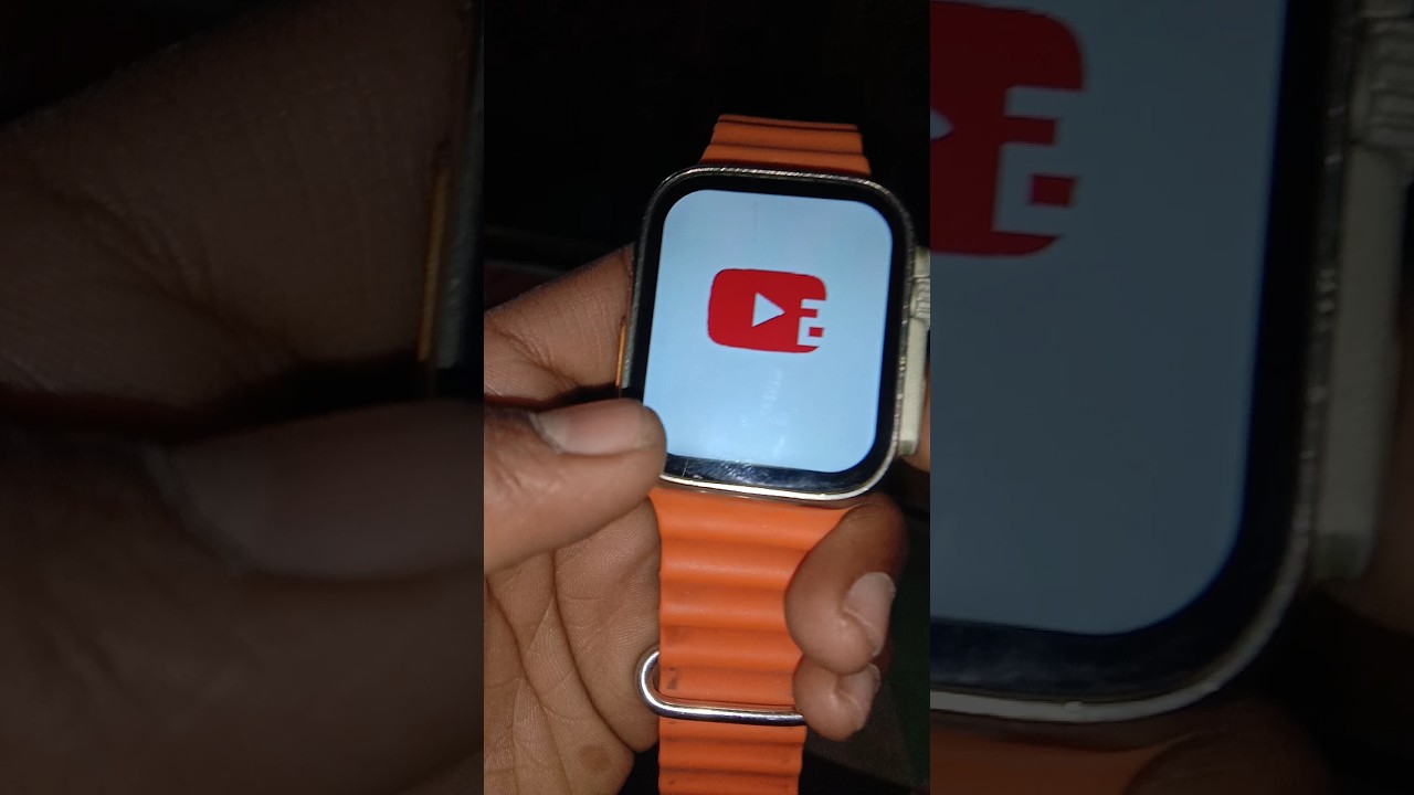Youtube in t800 ultra smart watch 