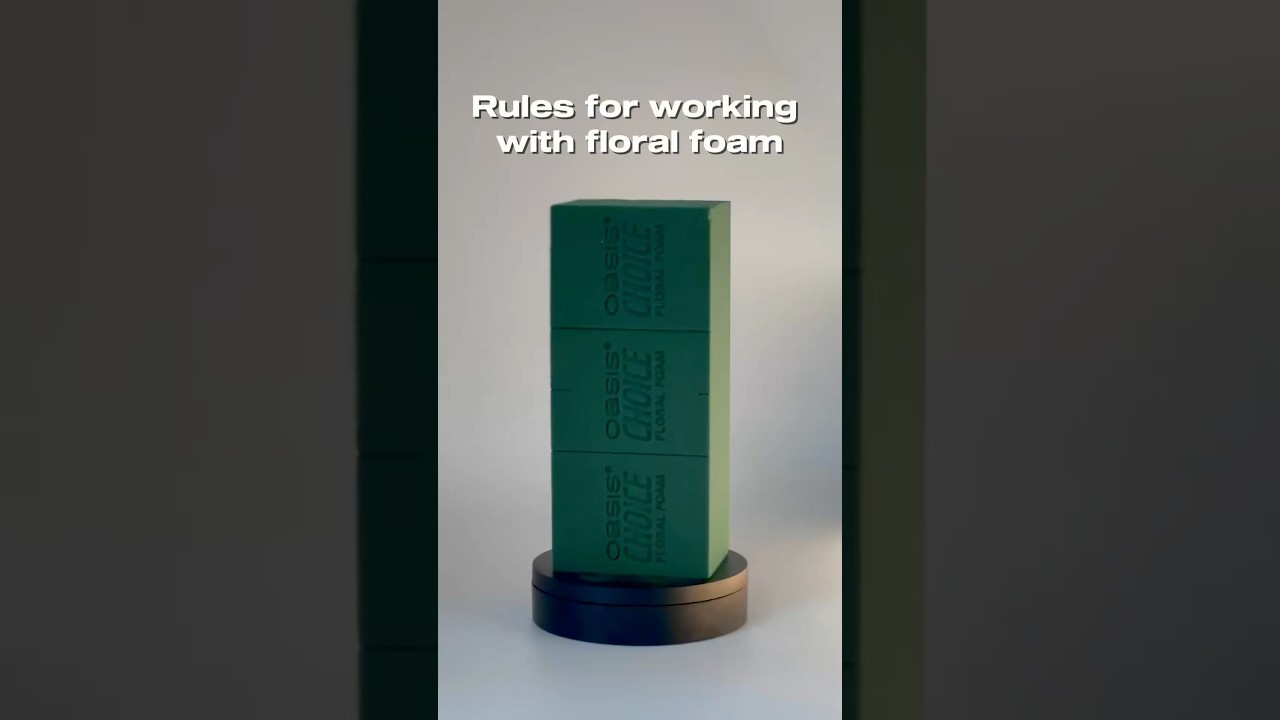 How to work with floral foam. Save for later👇🏼