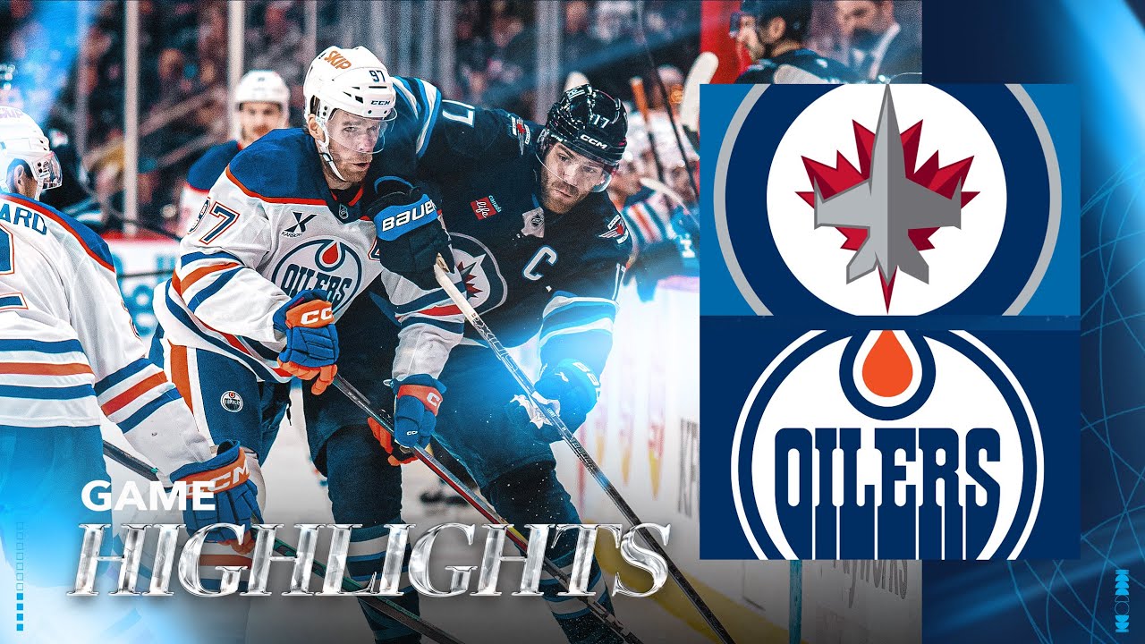 Winnipeg Jets vs. Edmonton Oilers - Game Highlights