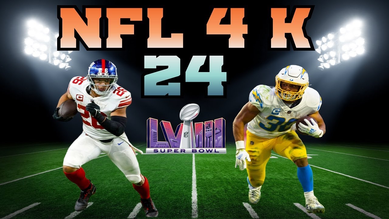 NFL 4K24 | New York Giants vs LA Chargers | PCSX2 | NFL 2k4 | Super bowl |