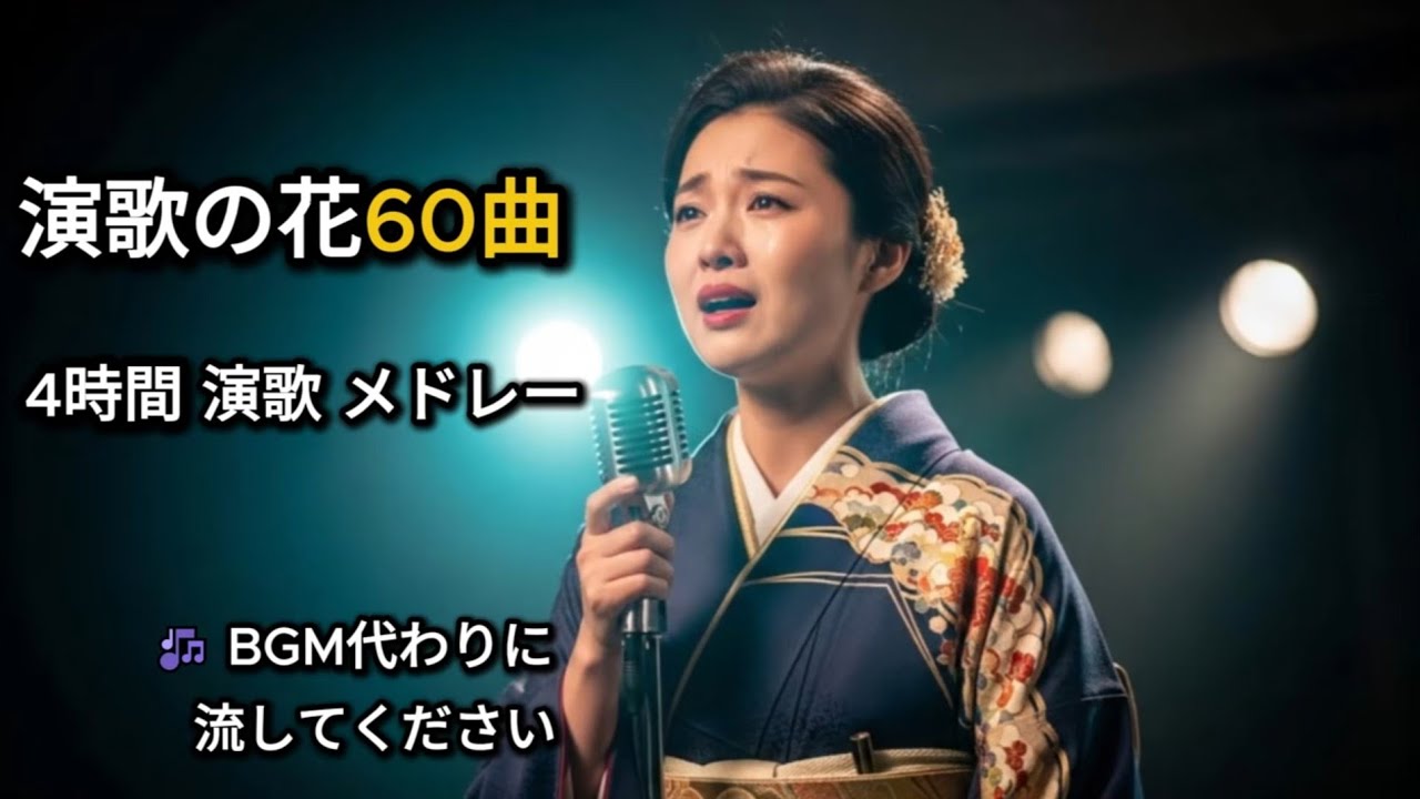 涙なしでは聴けない女性演歌｜名曲60選 4時間メドレー