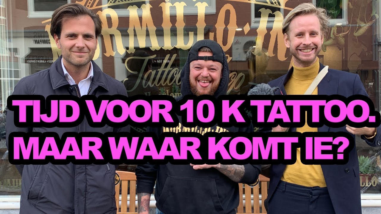 INFLUENCER TOBIAS ZET TATTOO OMDAT HIJ 10K VOLGERS HEEFT