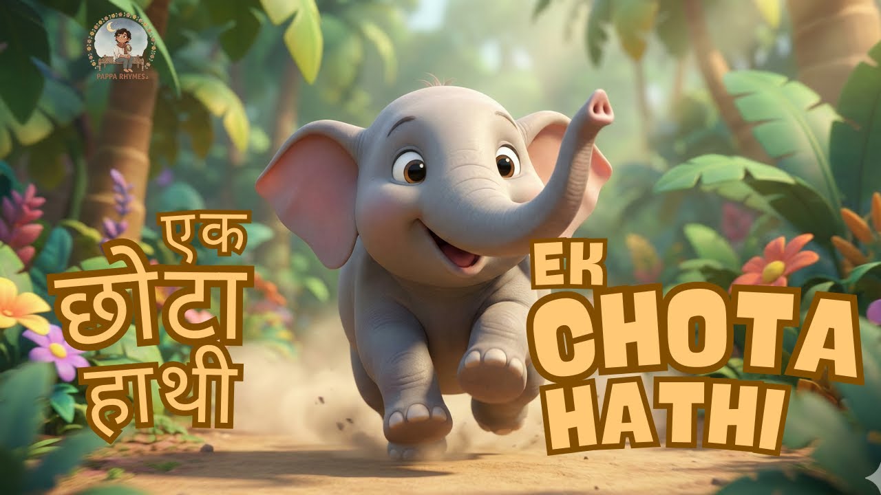 Ek Chota Hathi! 🐘 Papa & Baby Dance | Hindi Kids Rhyme