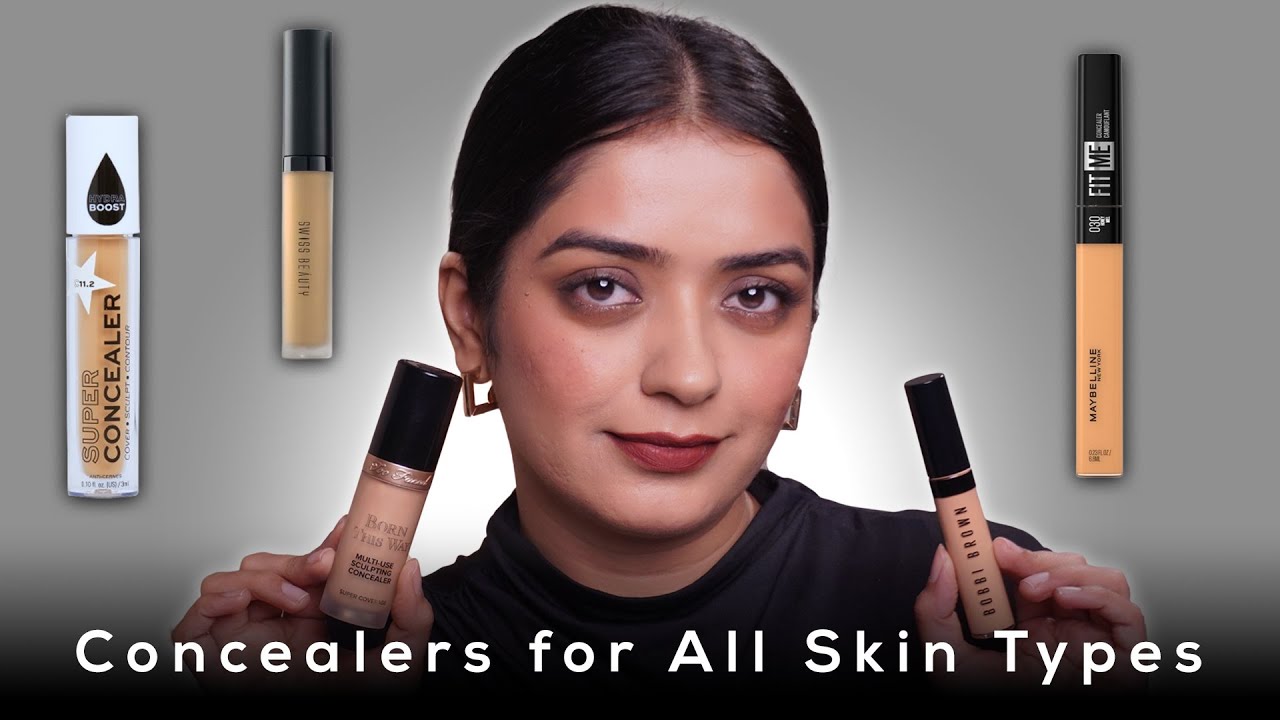 Best Concealers for Oily, Dry, and Combination Skin: Swatches & Review