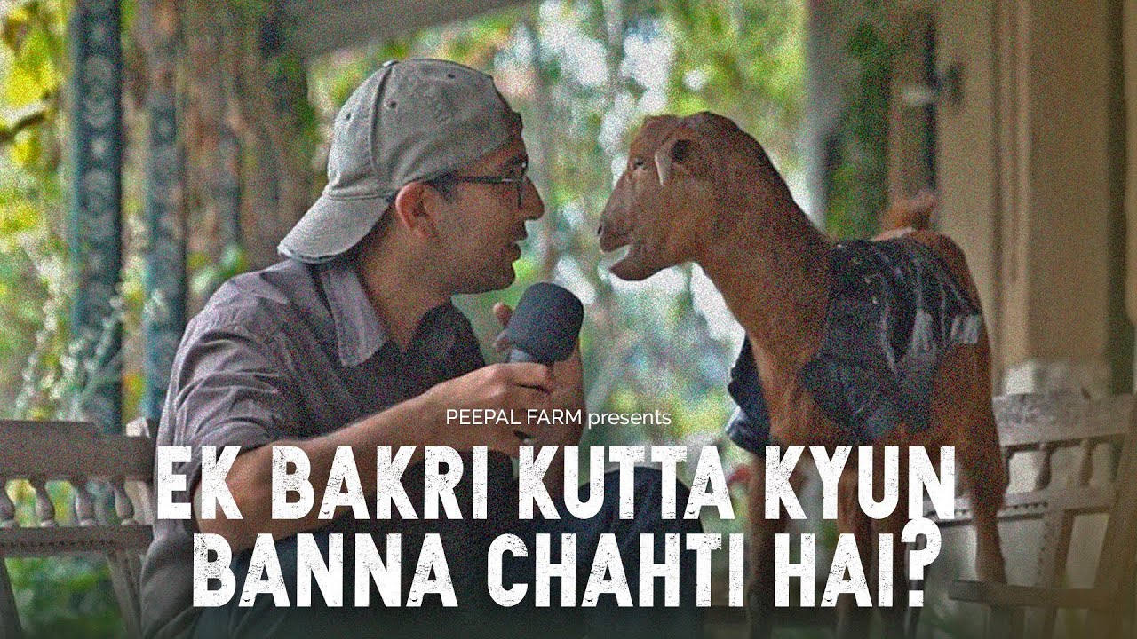 Ek bakri kutta kyun banna chahti hai? | India’s First GOAT Activist | GULLY GOAT RAP