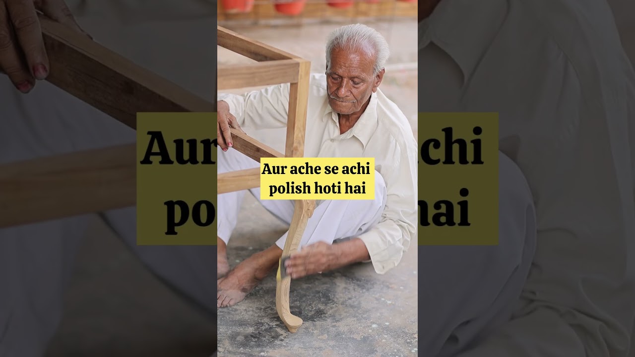 The Art of Polishing . How to Polish wood : Journey of a artisan #furniture #polish #artisan