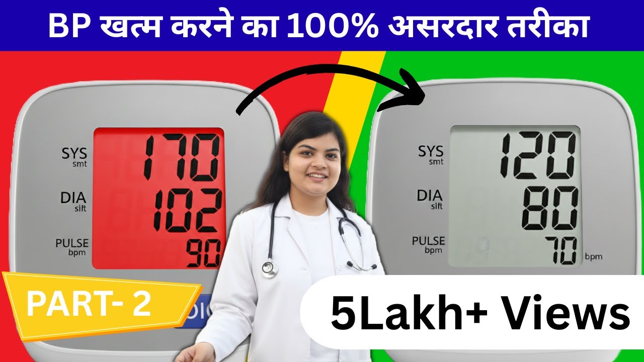 High BP (Hypertension) Control नहीं, REVERSE होगा! 🌿 Ayurveda Natural Cure | Part-2