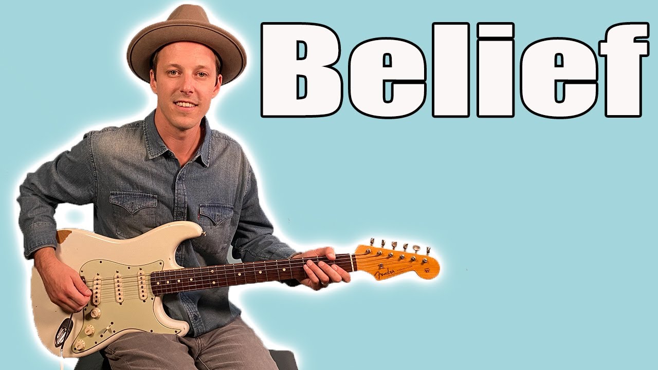 John Mayer Belief Guitar Lesson + Tutorial + TABS