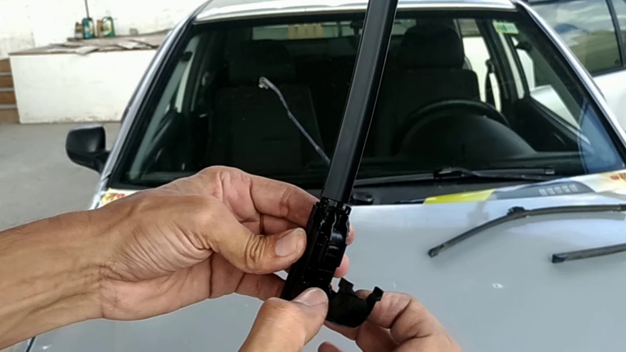 Trocando as palhetas do limpador do parabrisa do VW Gol G3 1.0 8V