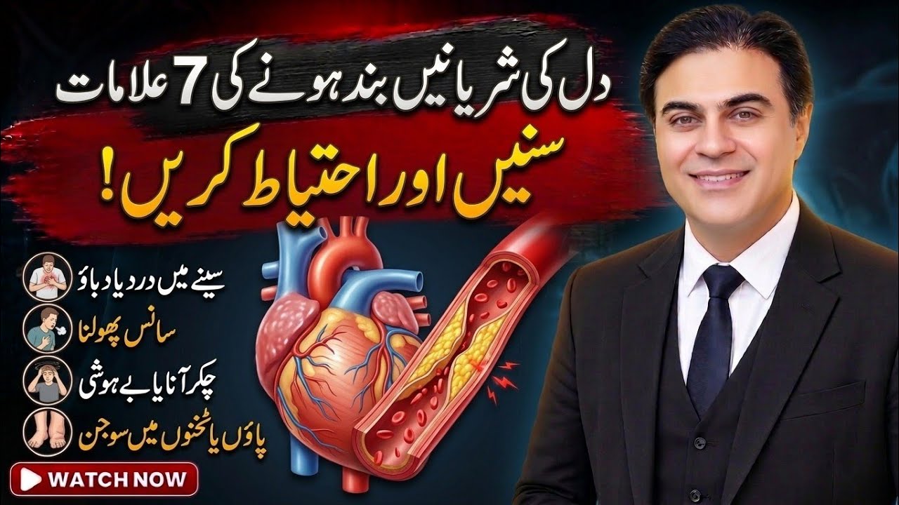 7 signs of blocked Arteries by Adeel mansoor Urdu|Hindi