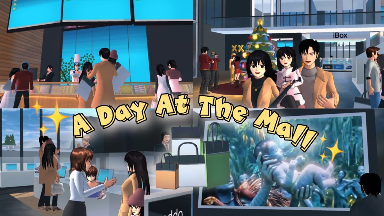 VLOG LAURELL & FAM SHOPPING JUTAAN DI MALL ⁉️|| Sakura School Simulator ||