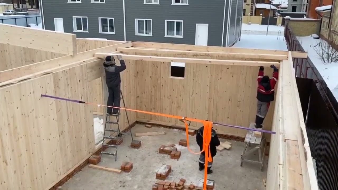 🪵 How We Built a German Timber House | Full Building Process 🔨