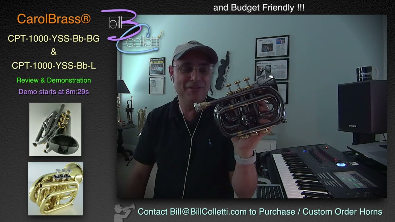 CarolBrass CPT-1000-YSS Review and Demonstration - The Smallest Trumpet in the World!