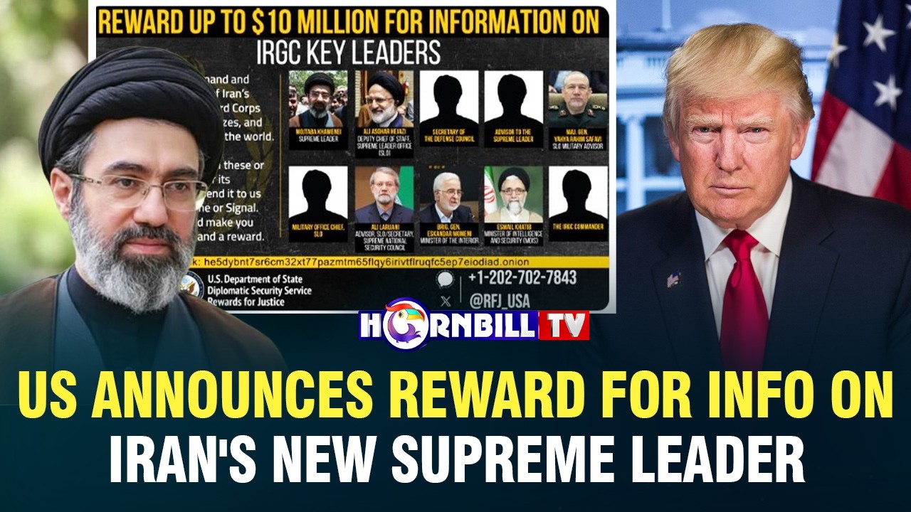 US ANNOUNCES REWARD FOR INFO ON IRAN'S NEW SUPREME LEADER