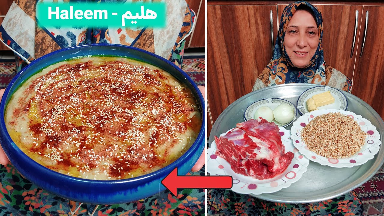 IRAN Famous Haleem (HALIM) Recipe - Cooking Vlog - دستور پخت هلیم-حلیم- ایرانی