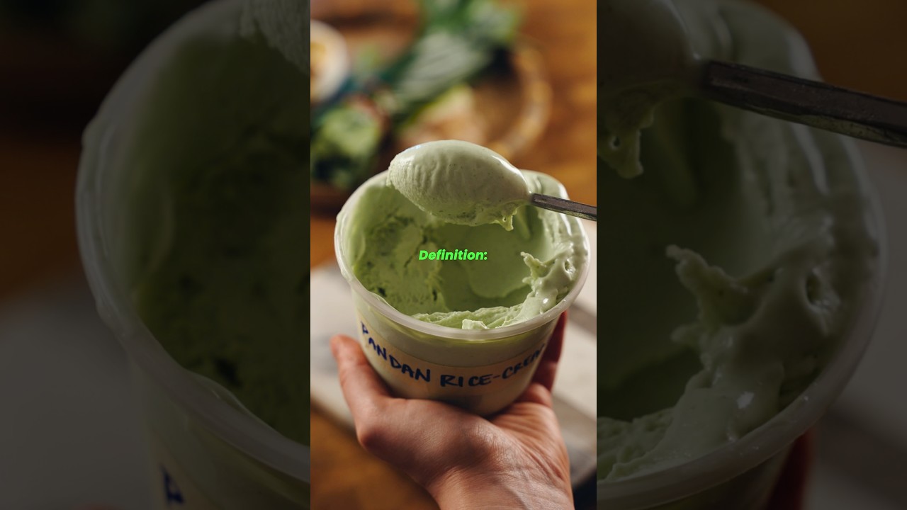 Мороженое с панданом? #пандан 🥜