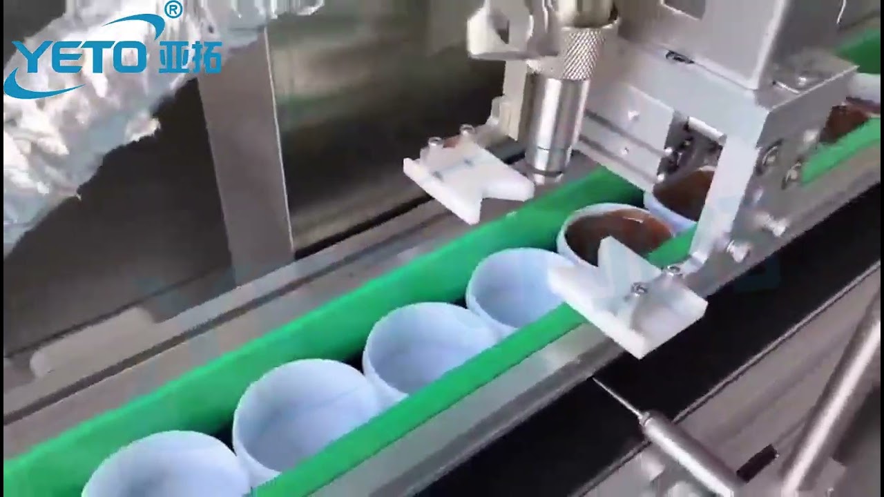 Heating gear pump syrup hair wax hair oil honey sugar paste filling machine