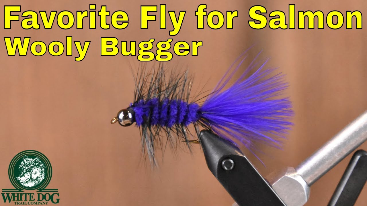 Salmon River Wooly Bugger — любимая мушка для ловли лосося — вязание мушек