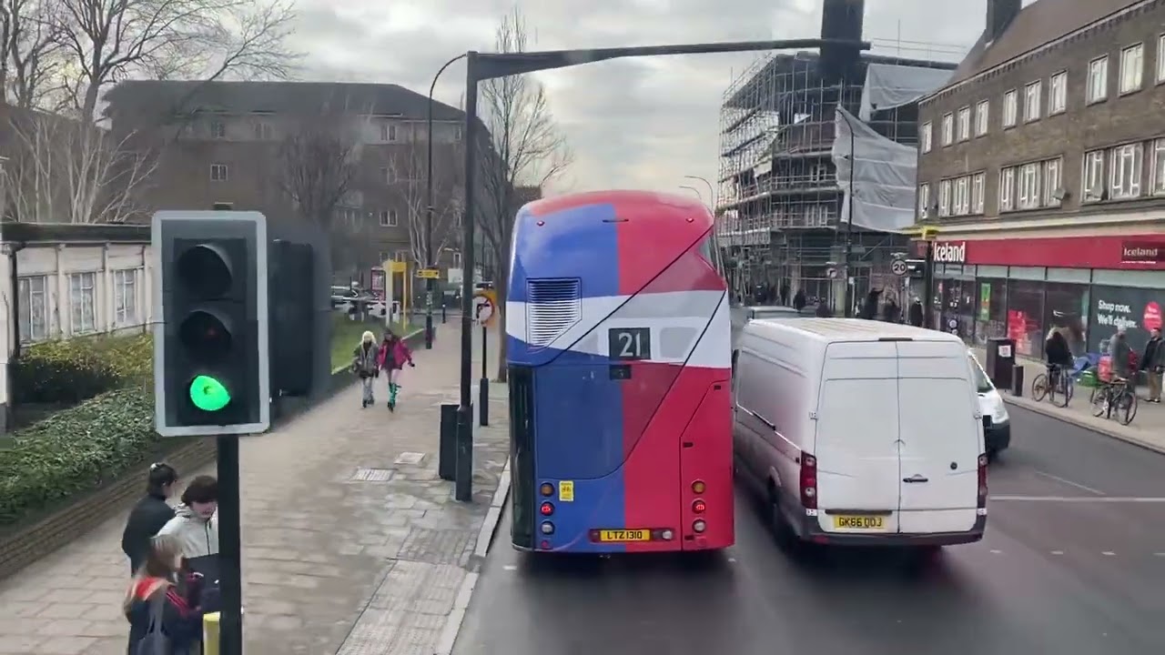 London Bus ride 🇬🇧 Route 436 Lewisham Shopping Centre to Battersea Park Station pls Subscribe