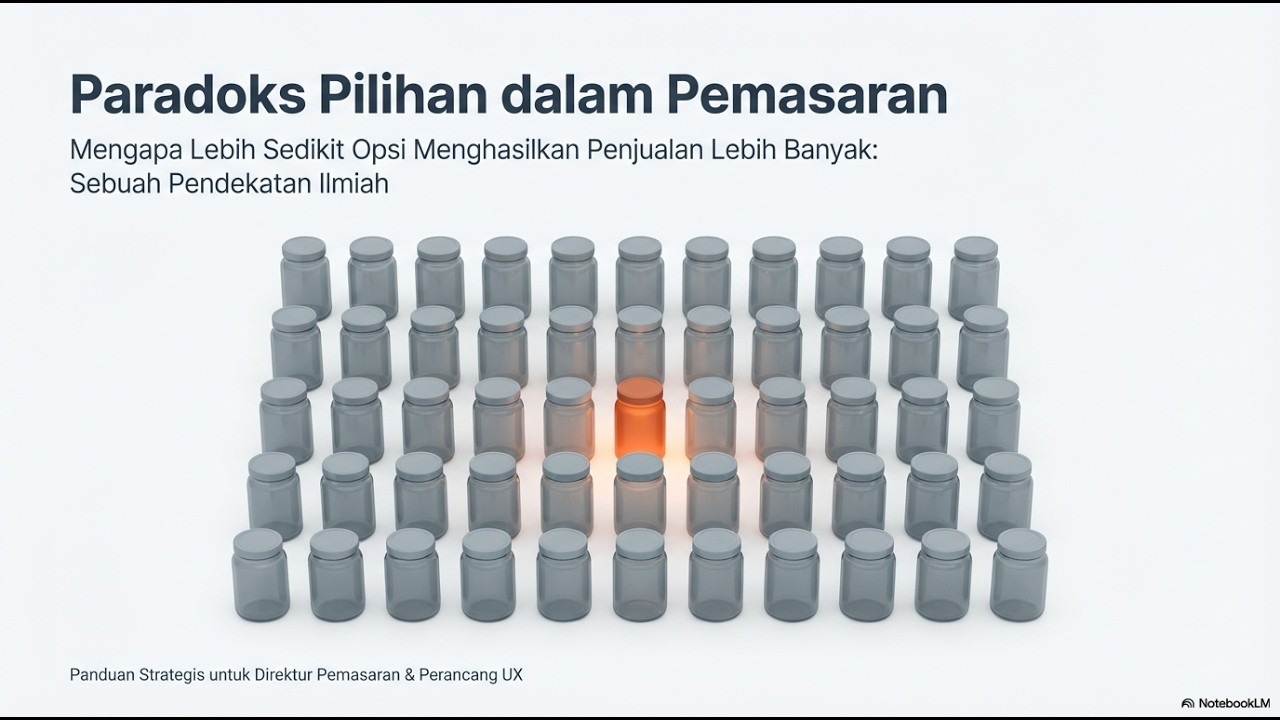 KENAPA SEMAKIN BANYAK OPSI, SEMAKIN STRES?